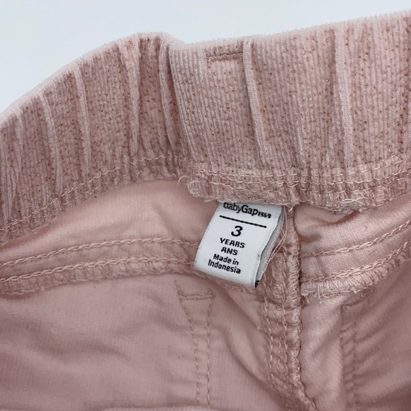Baby Gap Sparkly Pink Cord Pants Girls Size 3 - Picture 6 of 8